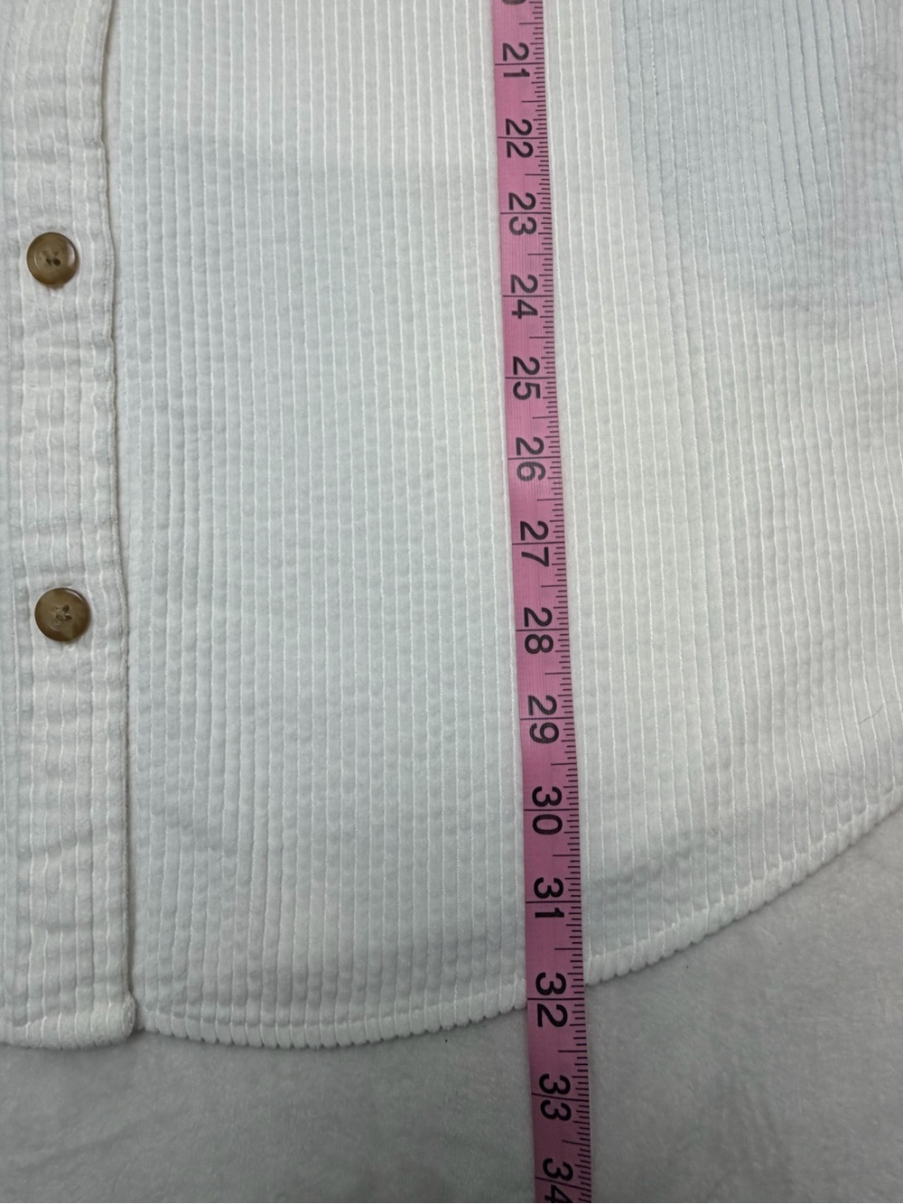 Vintage 90s LL Bean Corduroy Relaxed Tunic Shacket XL Cabincore Gorpcore Granola - Picture 10 of 13